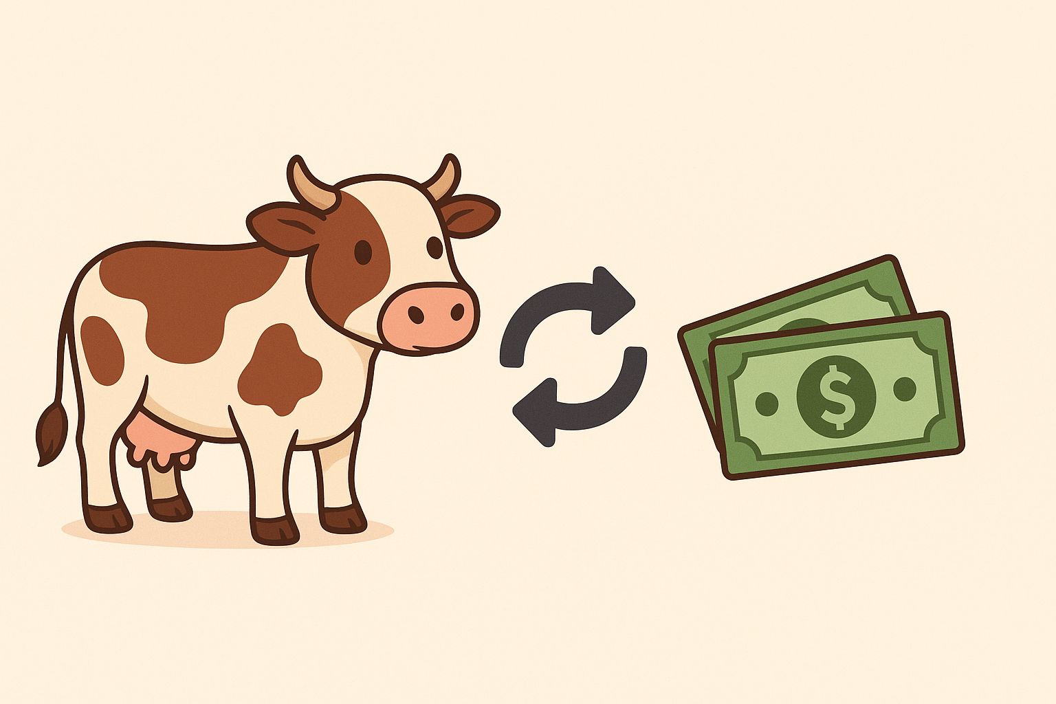 Traditional Cow for Rituals